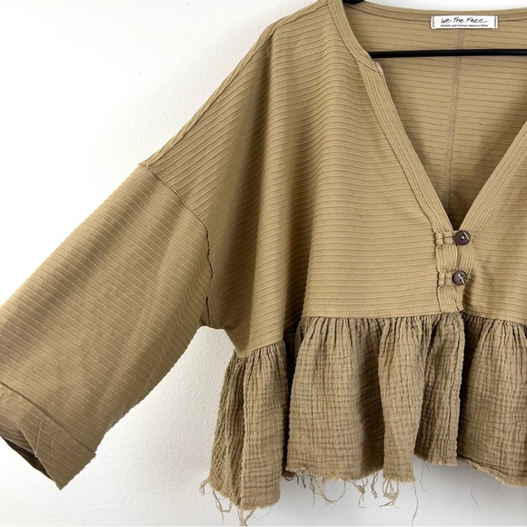 (Never Worn) Free People Dallas Henley Top — (M) - Picture 5 of 10